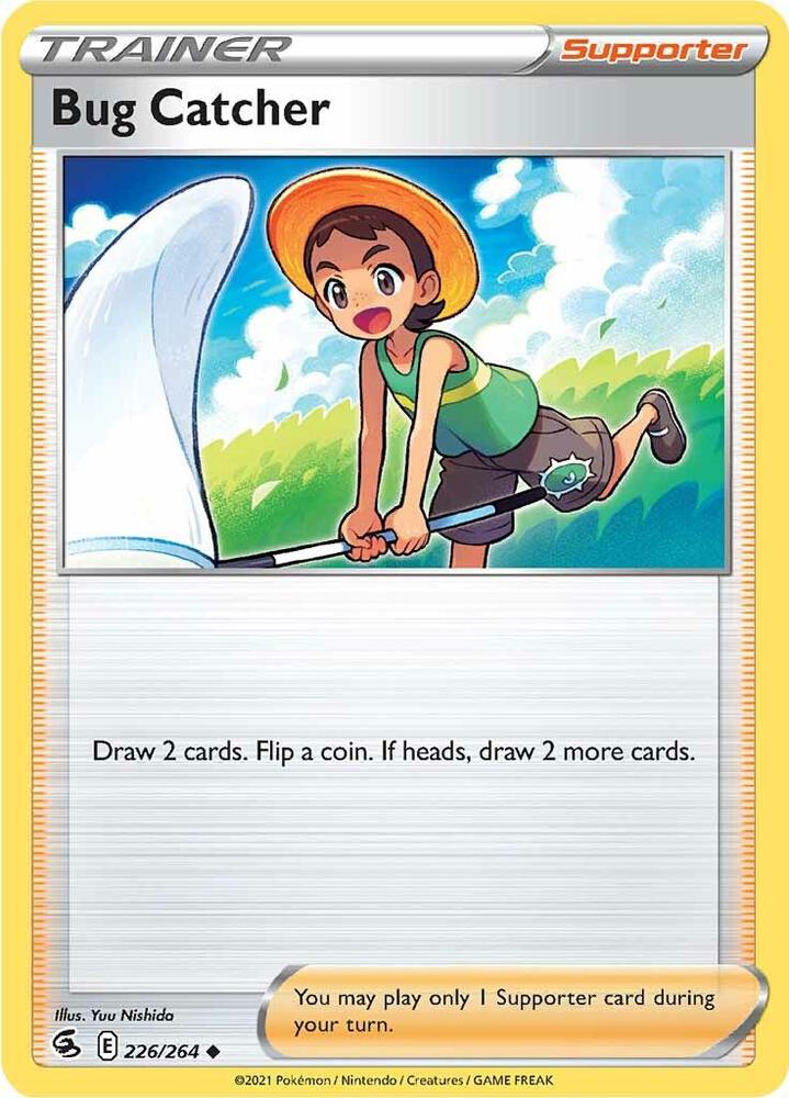 Bug Catcher 226/264 Reverse Holofoil — Fusion Strike Pokémon card
