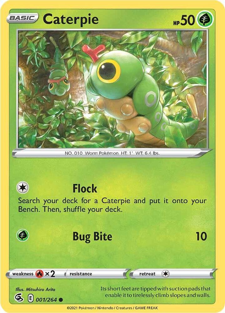 Caterpie 001/264 — Fusion Strike Pokémon card