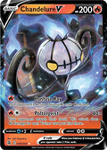 Chandelure V 039/264 Holofoil, Fusion Strike Pokémon card