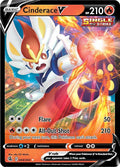 Cinderace V 044/264 Holofoil — Fusion Strike Pokémon card