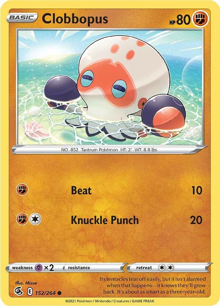 Pokemon - Fusion Strike - Clobbopus - 152/264