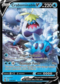 Crabominable V 076/264 Holofoil, Fusion Strike Pokémon card