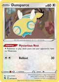 Dunsparce 207/264 Reverse Holofoil, Fusion Strike Pokémon card