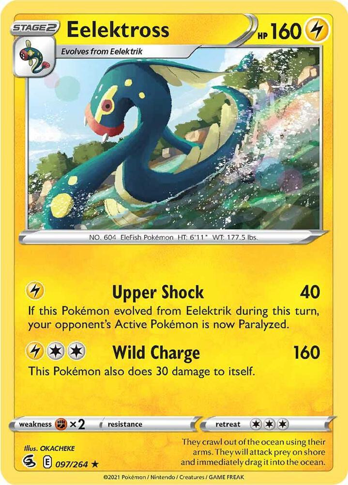 Eelektross 097/264 — Fusion Strike Pokémon card