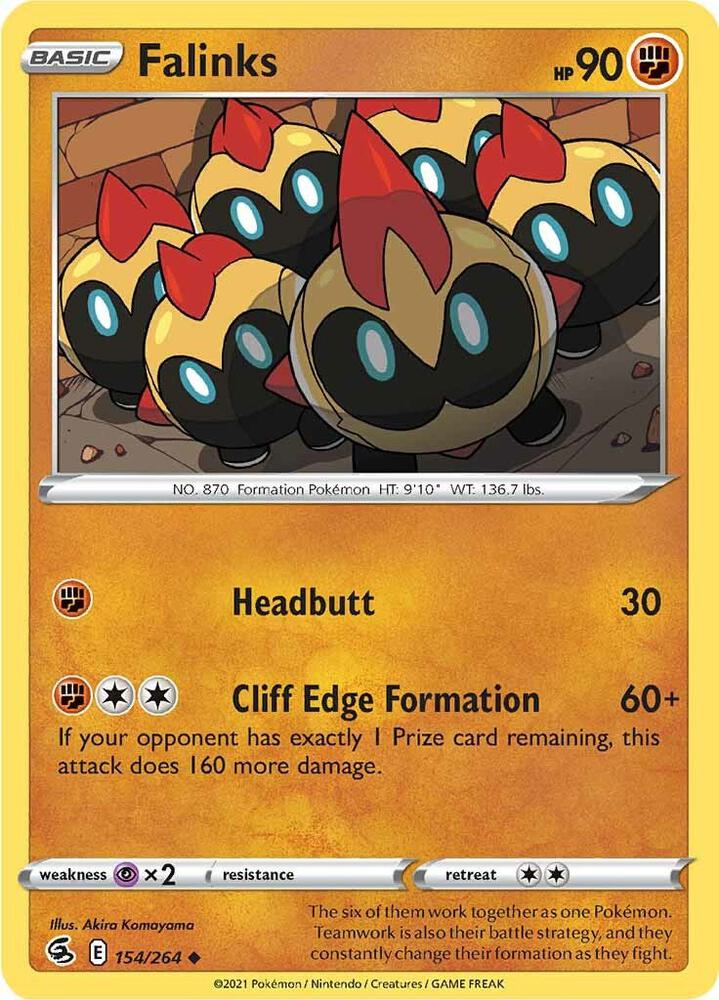 Falinks 154/264 — Fusion Strike Pokémon card