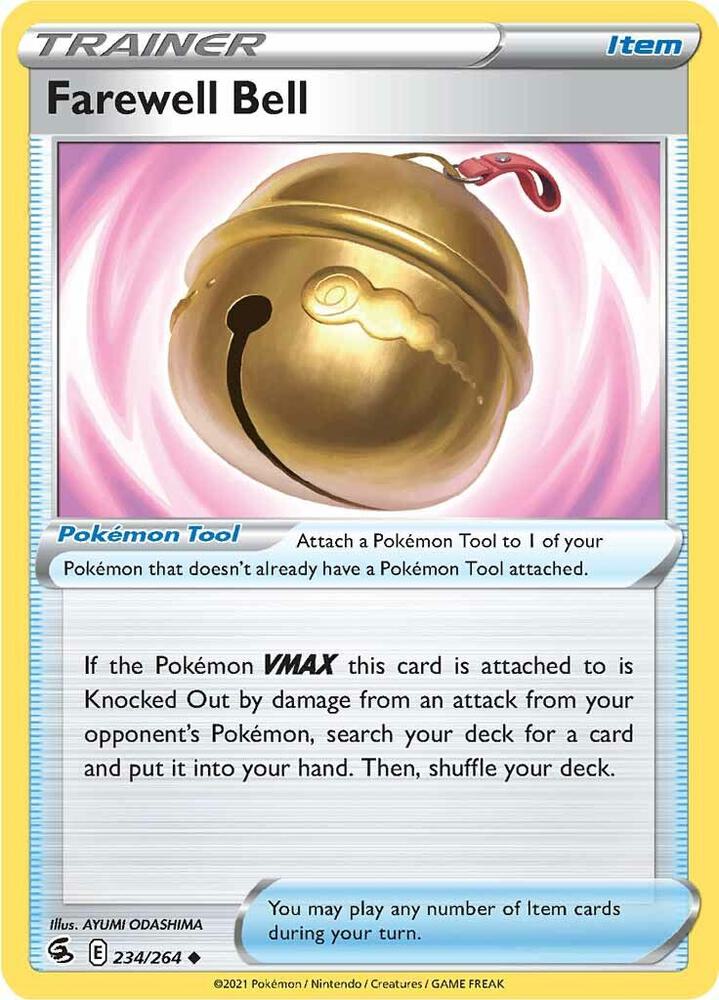 Farewell Bell 234/264 Reverse Holofoil — Fusion Strike Pokémon card