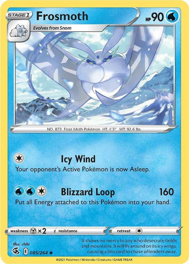 Frosmoth 085/264 Reverse Holofoil — Fusion Strike Pokémon card