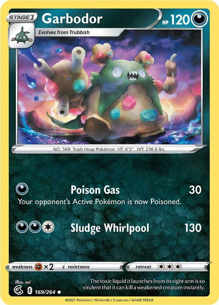 Garbodor 169/264 — Fusion Strike Pokémon card