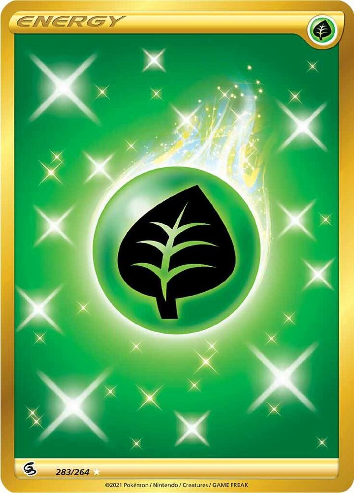 Grass Energy 283/264 Holofoil — Fusion Strike Pokémon card