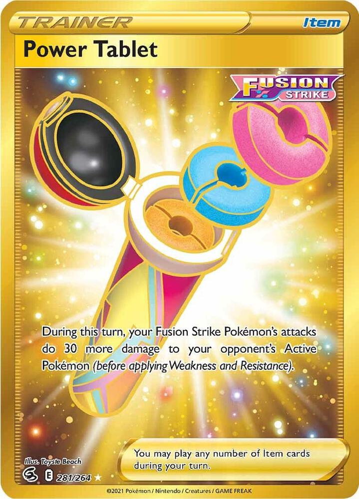 Power Tablet 281/264 Holofoil — Fusion Strike Pokémon card