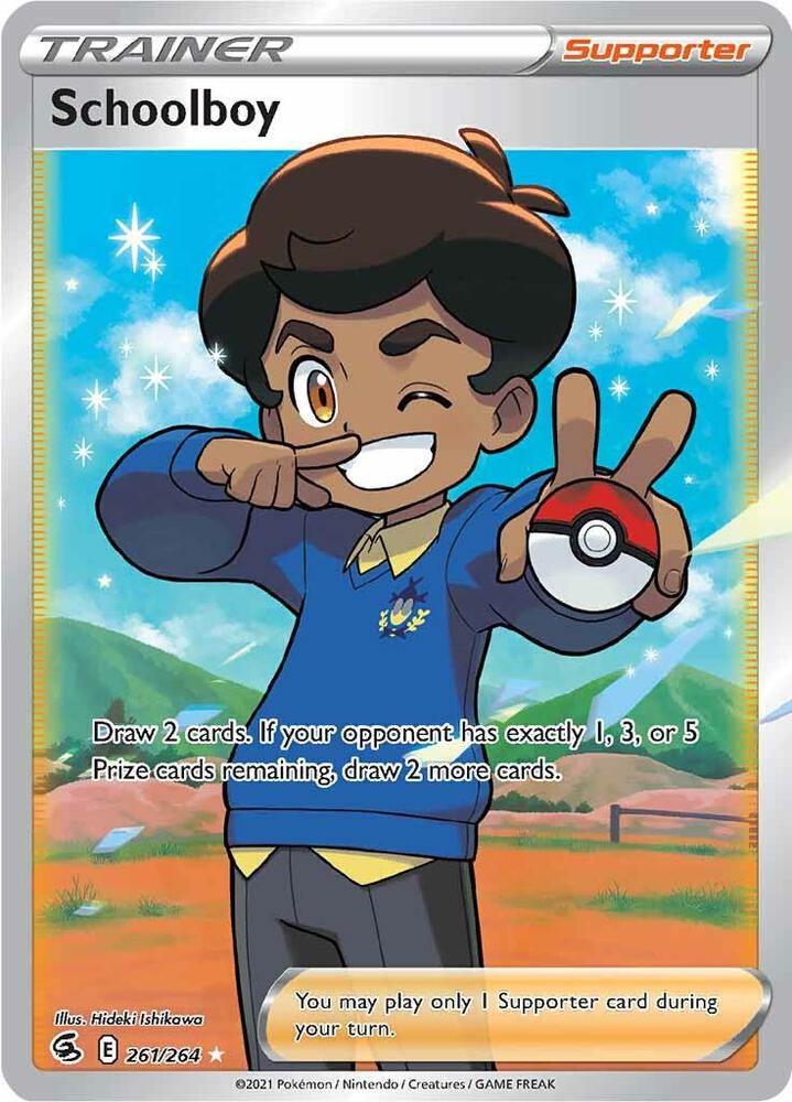 Schoolboy 261/264 Holofoil — Fusion Strike Pokémon card