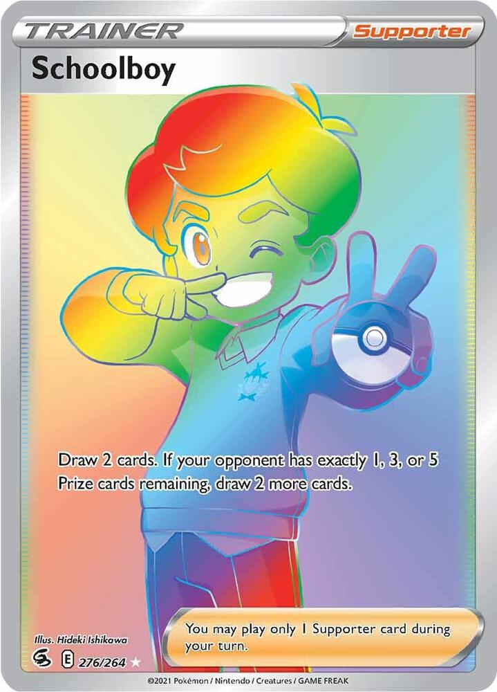 Schoolboy 276/264 Holofoil — Fusion Strike Pokémon card