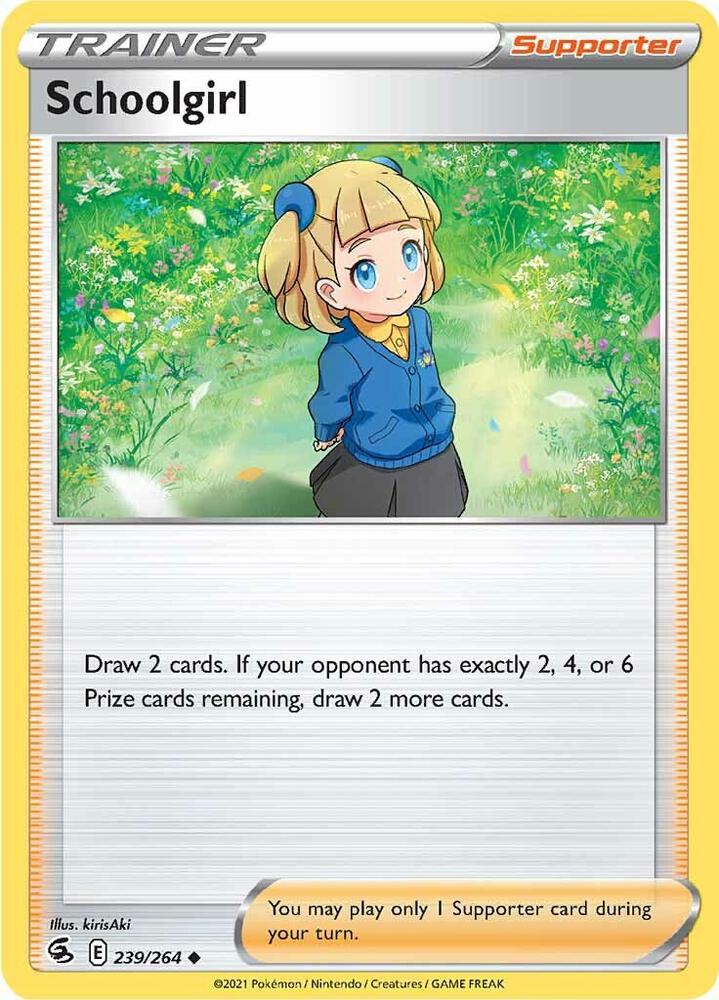 Schoolgirl 239/264 Reverse Holofoil — Fusion Strike Pokémon card