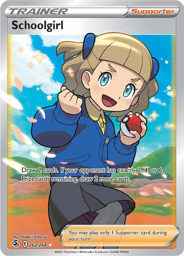 Schoolgirl 262/264 Holofoil — Fusion Strike Pokémon card
