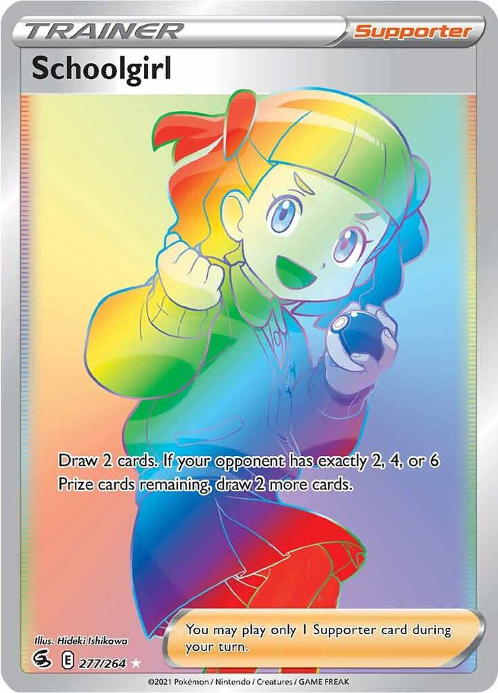 Schoolgirl 277/264 Holofoil — Fusion Strike Pokémon card