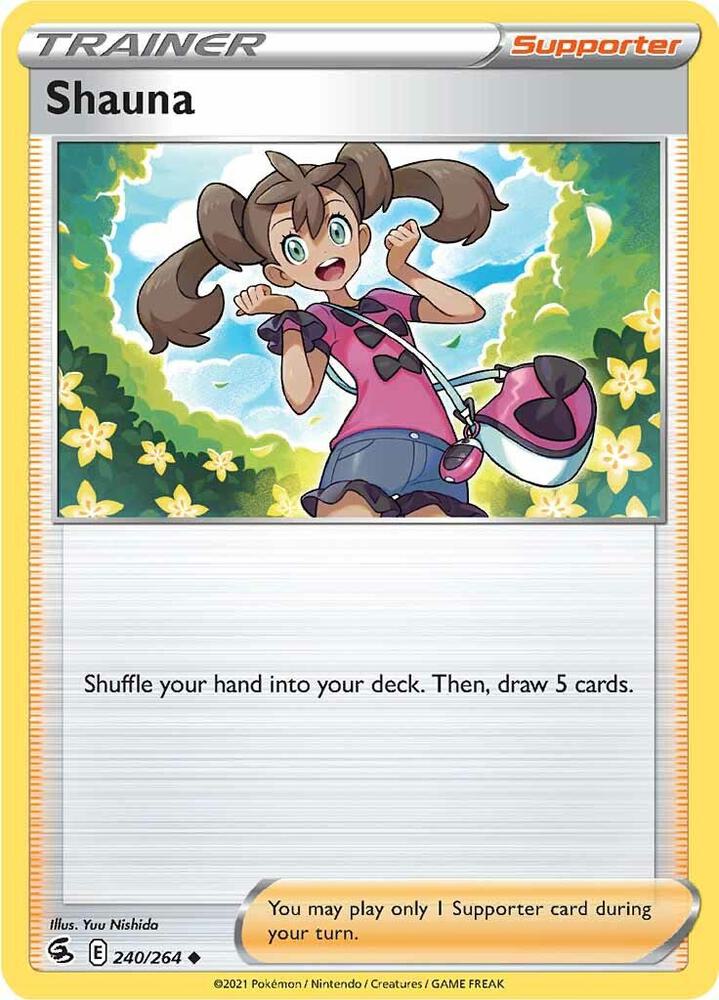 Shauna 240/264 — Fusion Strike Pokémon card