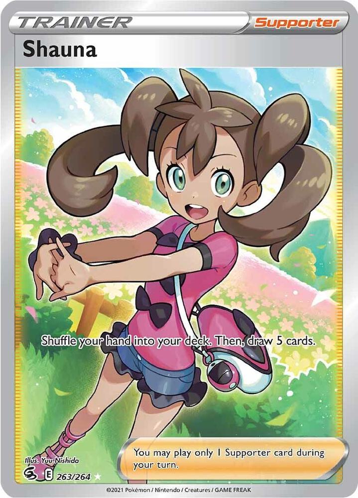 Shauna 263/264 Holofoil — Fusion Strike Pokémon card