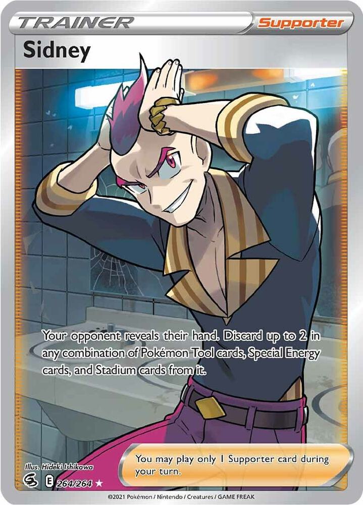Sidney 264/264 Holofoil — Fusion Strike Pokémon card
