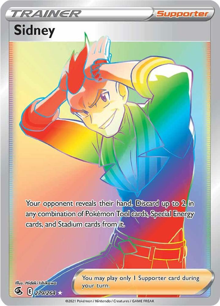 Sidney 279/264 Holofoil — Fusion Strike Pokémon card