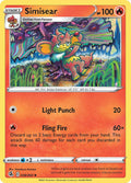 Simisear 038/264 Reverse Holofoil, Fusion Strike Pokémon card
