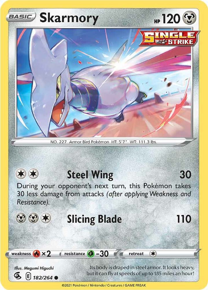 Skarmory 182/264 — Fusion Strike Pokémon card
