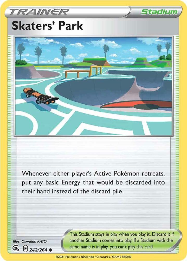 Skaters' Park 242/264 — Fusion Strike Pokémon card