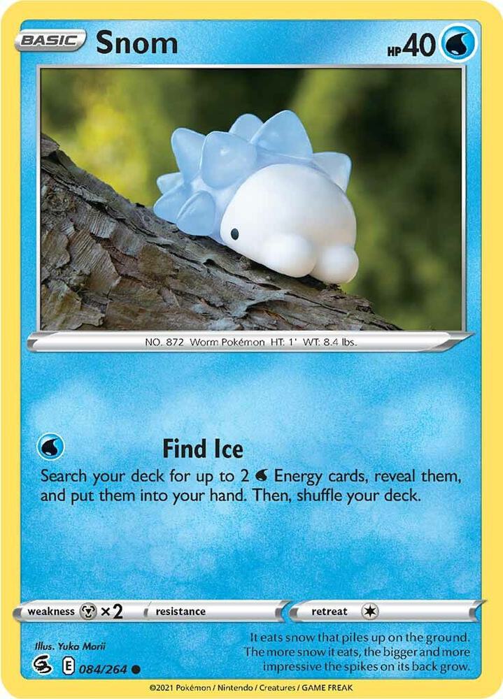 Snom 084/264 Reverse Holofoil — Fusion Strike Pokémon card