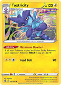 Toxtricity 108/264 Reverse Holofoil, Fusion Strike Pokémon card