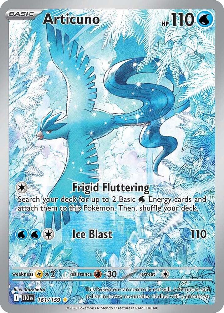 Articuno 161/159 Holofoil — Journey Together Pokémon card
