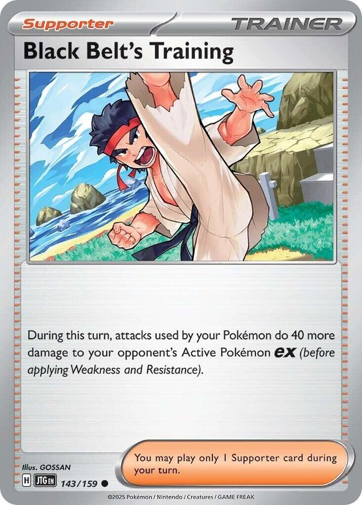 Black Belt's Training 143/159 — Journey Together Pokémon card