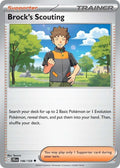 Brock's Scouting 146/159 — Journey Together Pokémon card