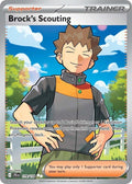 Brock's Scouting 179/159 Holofoil, Journey Together Pokémon card