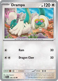 Drampa 130/159 Reverse Holofoil, Journey Together Pokémon card