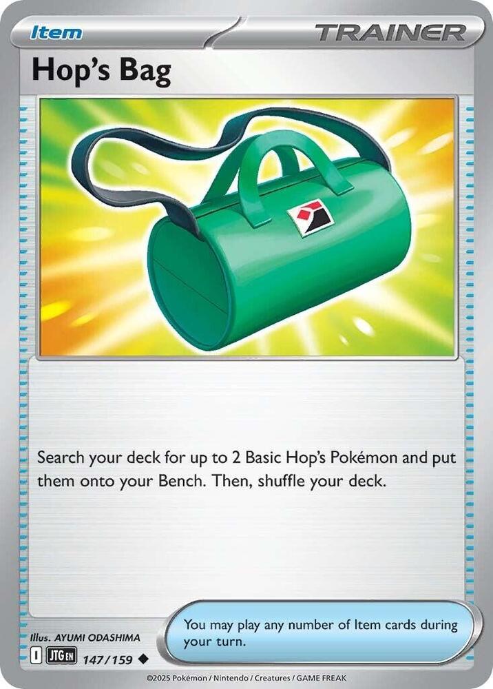 Hop's Bag 147/159 — Journey Together Pokémon card