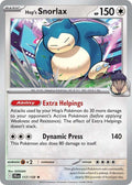 Hop's Snorlax 117/159 Holofoil — Journey Together Pokémon card