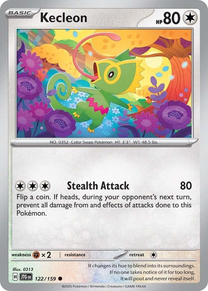 Kecleon 122/159, Journey Together Pokémon card