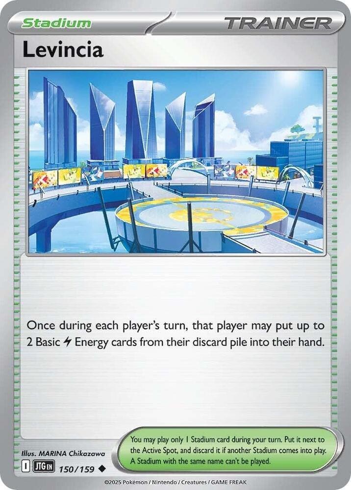 Levincia 150/159 Reverse Holofoil — Journey Together Pokémon card
