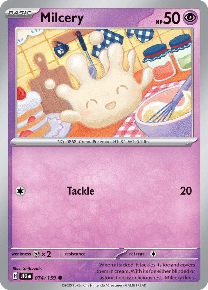 Milcery 074/159, Journey Together Pokémon card