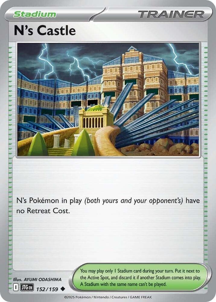 N's Castle 152/159 — Journey Together Pokémon card
