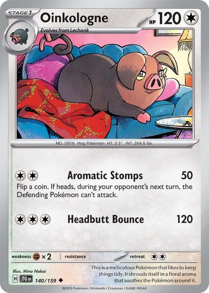 Oinkologne 140/159, Journey Together Pokémon card