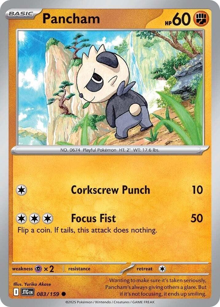 Pokemon - Scarlet & Violet - Journey Together - Pancham - 083/159