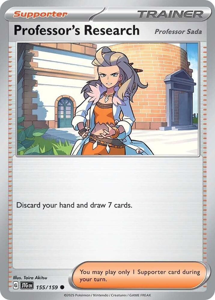 Professor's Research 155/159 — Journey Together Pokémon card