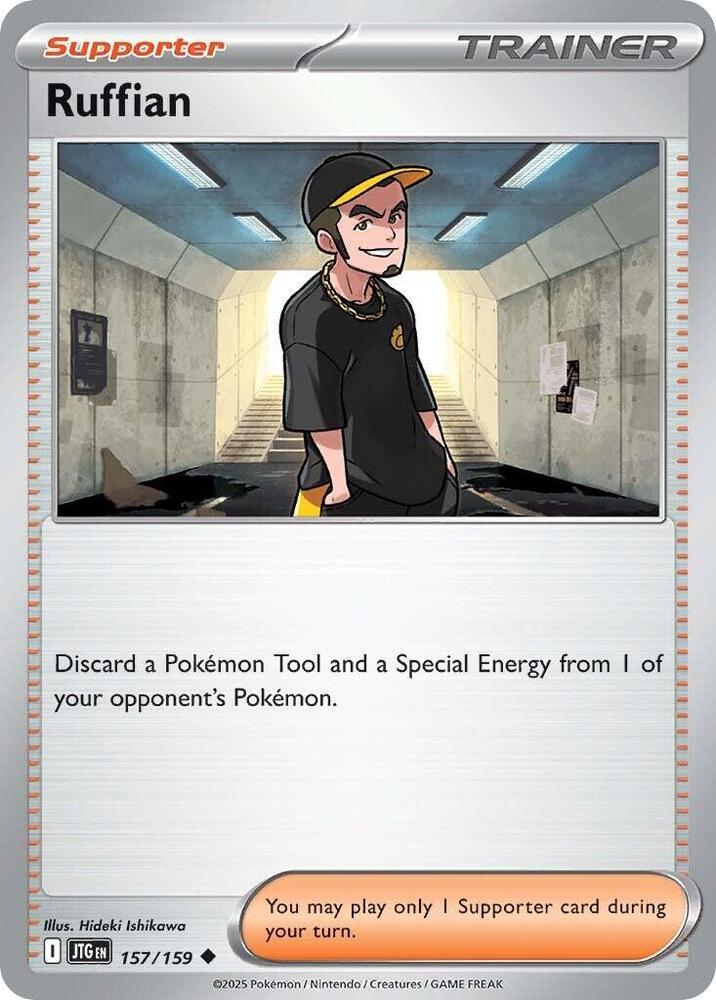 Ruffian 157/159 Reverse Holofoil — Journey Together Pokémon card