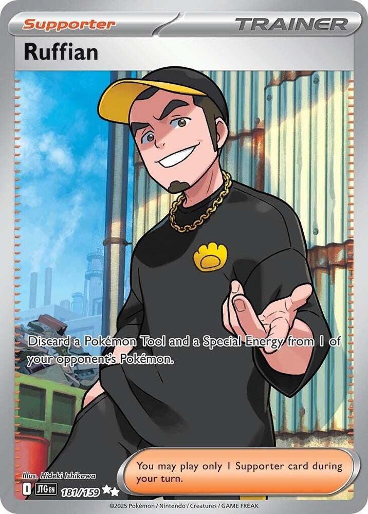 Ruffian 181/159 Holofoil — Journey Together Pokémon card