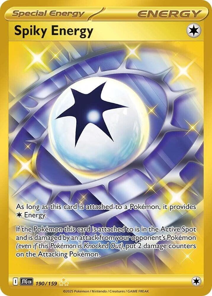 Spiky Energy 190/159 Holofoil, Journey Together Pokémon card