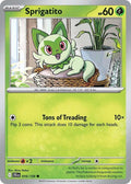 Sprigatito 016/159 — Journey Together Pokémon card