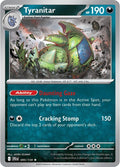 Tyranitar 095/159 Reverse Holofoil, Journey Together Pokémon card