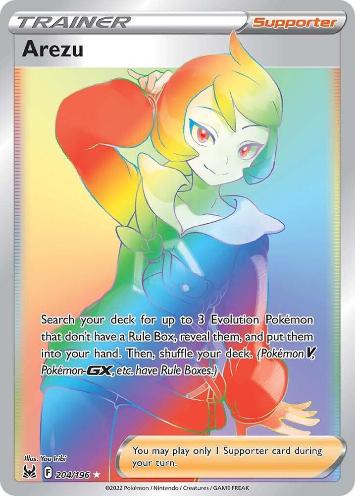 Arezu 204/196 Holofoil — Lost Origin Pokémon card