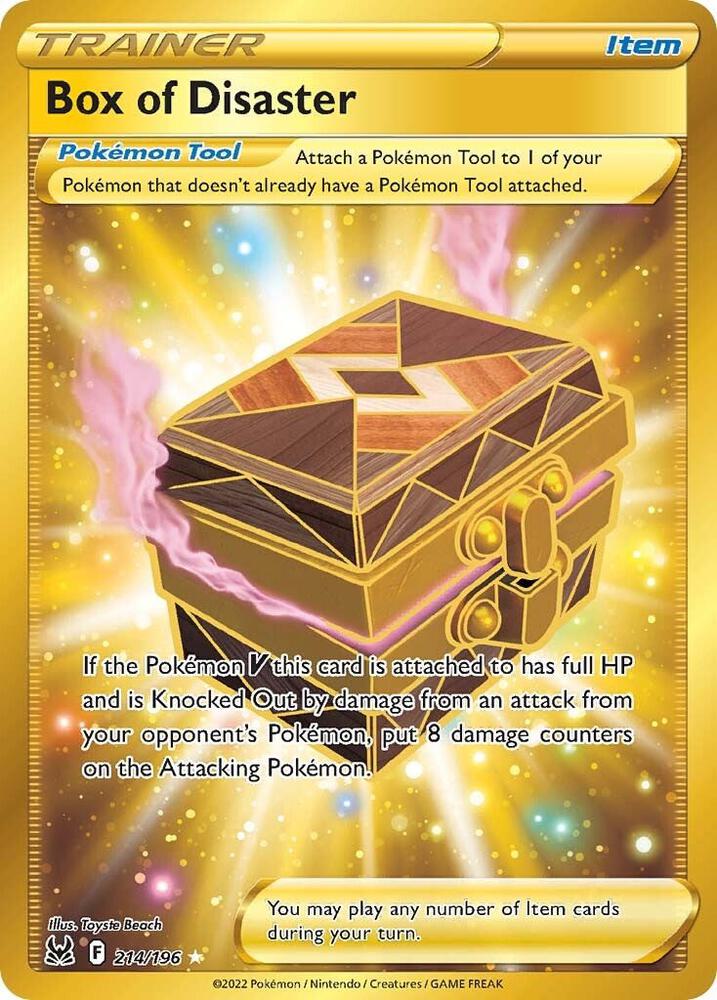 Box of Disaster 214/196 Holofoil — Lost Origin Pokémon card