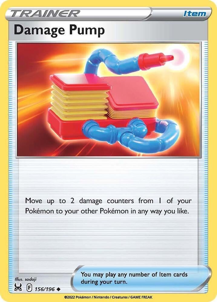 Damage Pump 156/196 — Lost Origin Pokémon card